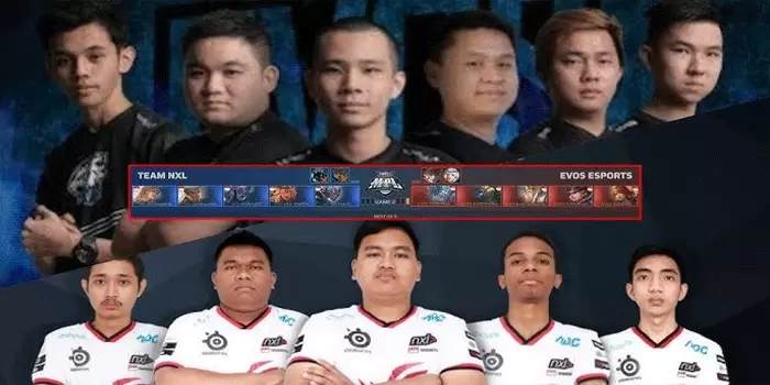 Turnamen MLBB Evos Esport vs NXL Roxy ( Season 1 )