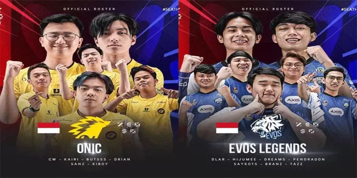 Turnamen MLBB Onic Esports vs Evos Esports