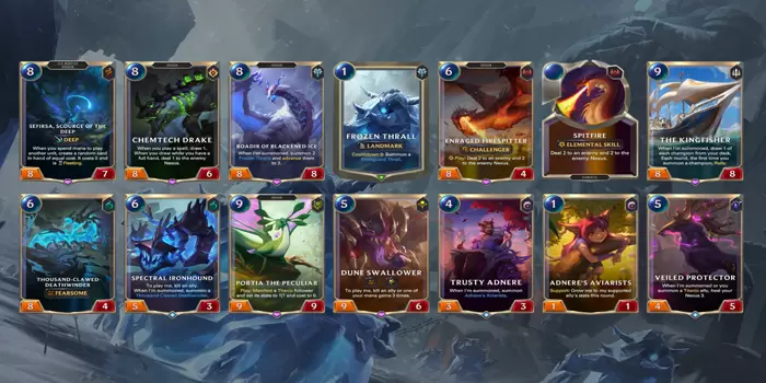 Beberapa Jenis Kartu Legends of Runeterra