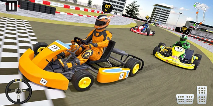 GKART – Mengemudikan Mobil Balap Dengan Aksi & Strategi