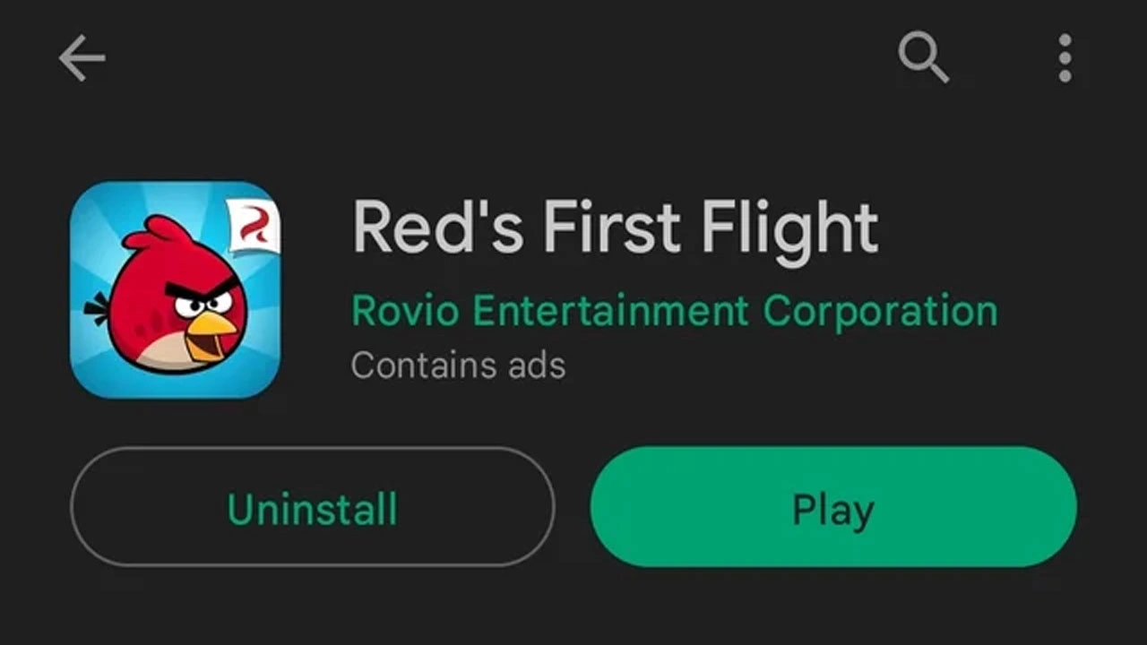 Nostalgia Game Angry Birds